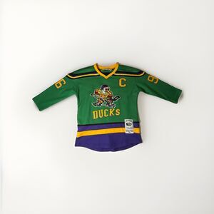 Headgear Classics Charlie Conway Mighty Ducks 1992 Hockey Jersey Youth Medium